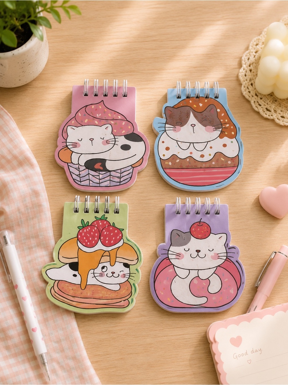 6 little journals will be assorted